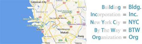 abbreviation of metro manila